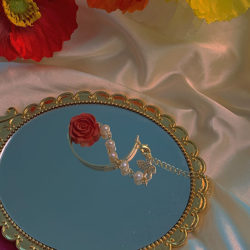 Rose Pearl Bracelet