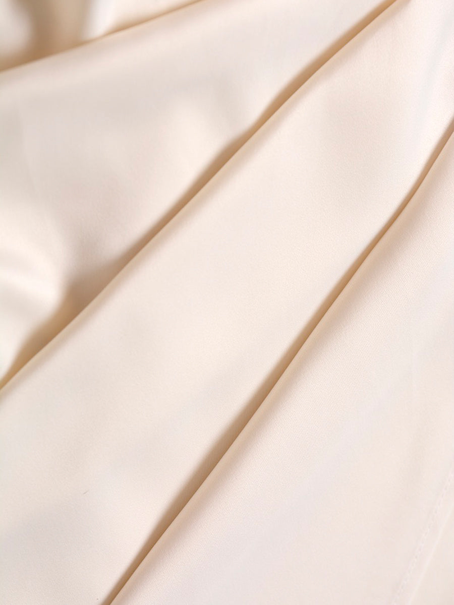 Satin Irregular Camisole Dress