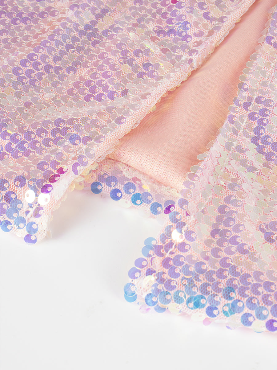 Satin Sequin Dress