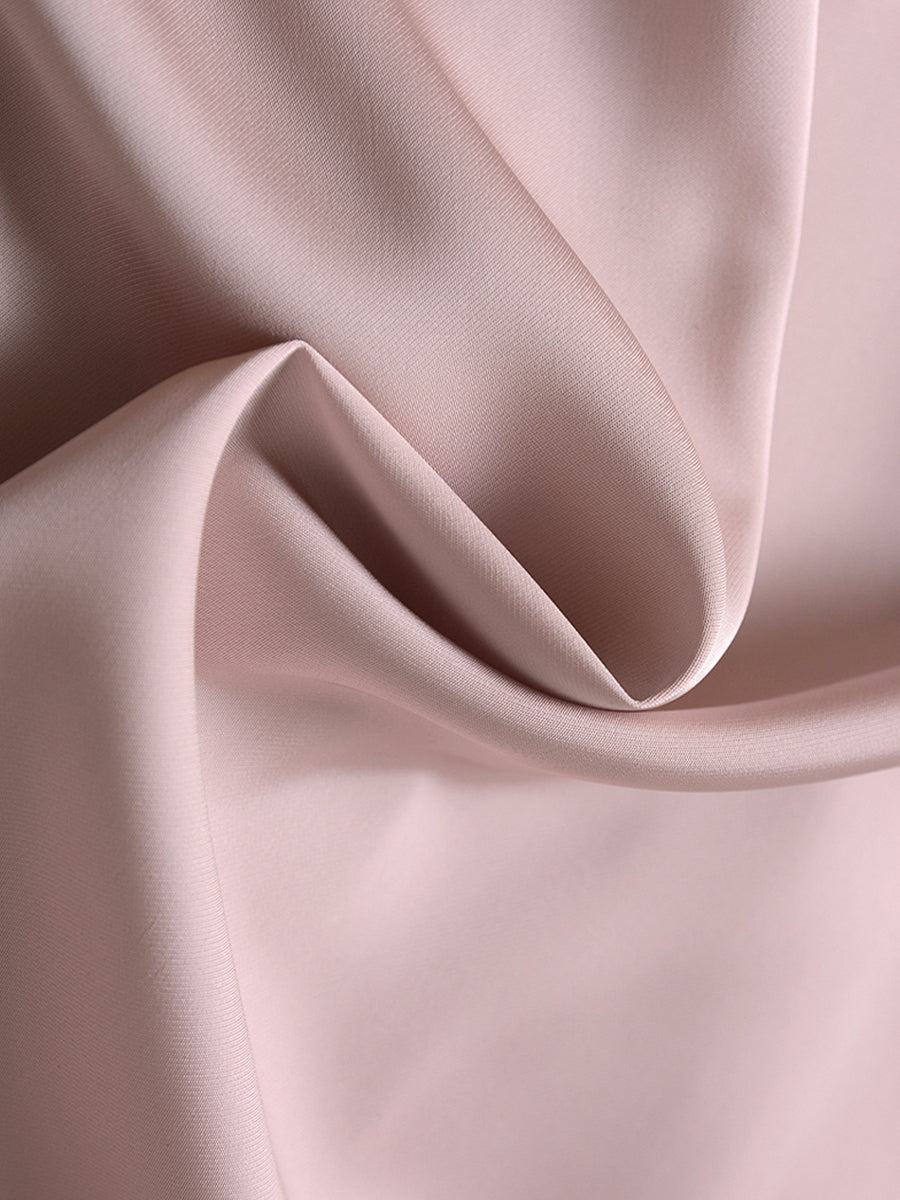 Pink Navy Collar Top &Pleated Skirt Set