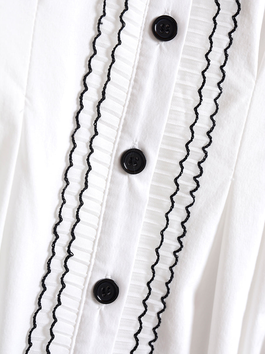 Sweetie Ruffle Button Dress