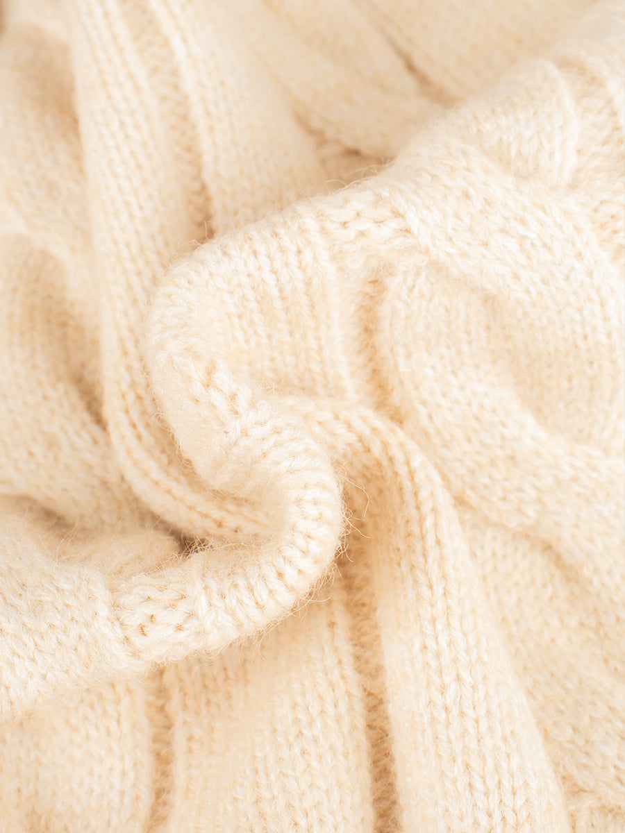 Rainbow Sleeve Knit Sweater