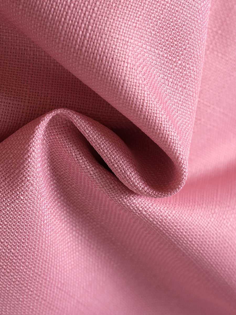 Love Button Pink Woven Dress