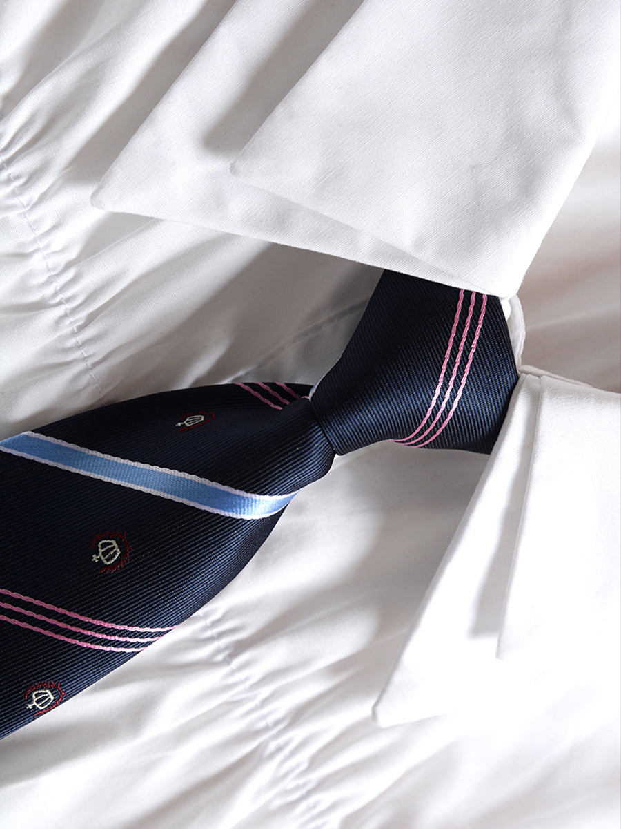 College White Shirt&Shirt Dress Set