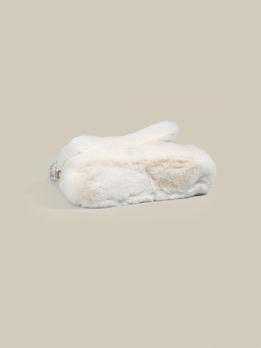 Solid Color Plush Bag