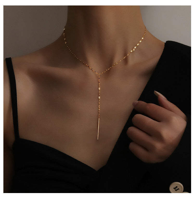 Golden Tassel Necklace