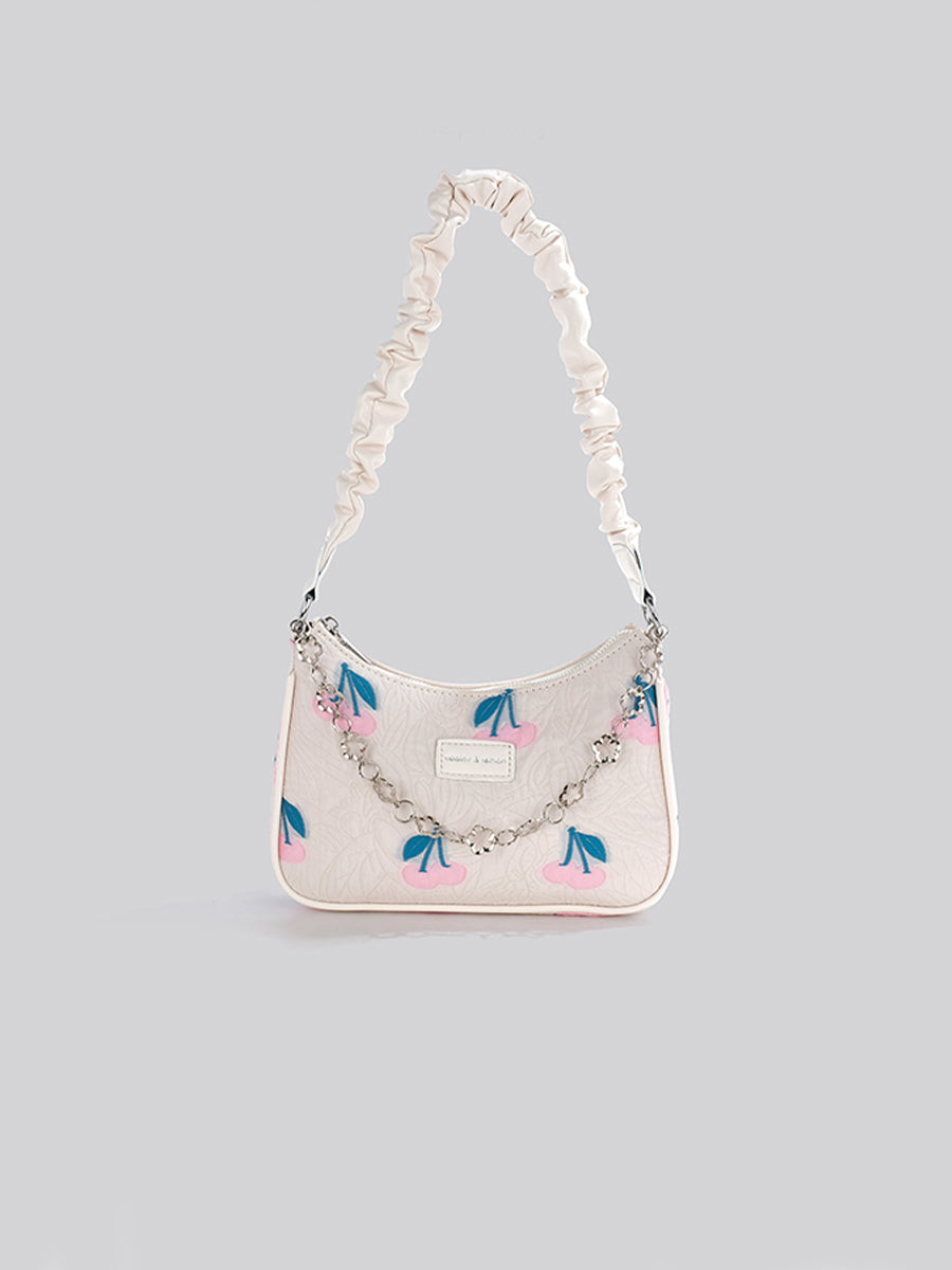 Floral Soft Crossbody Bag Single Shoulder Bag