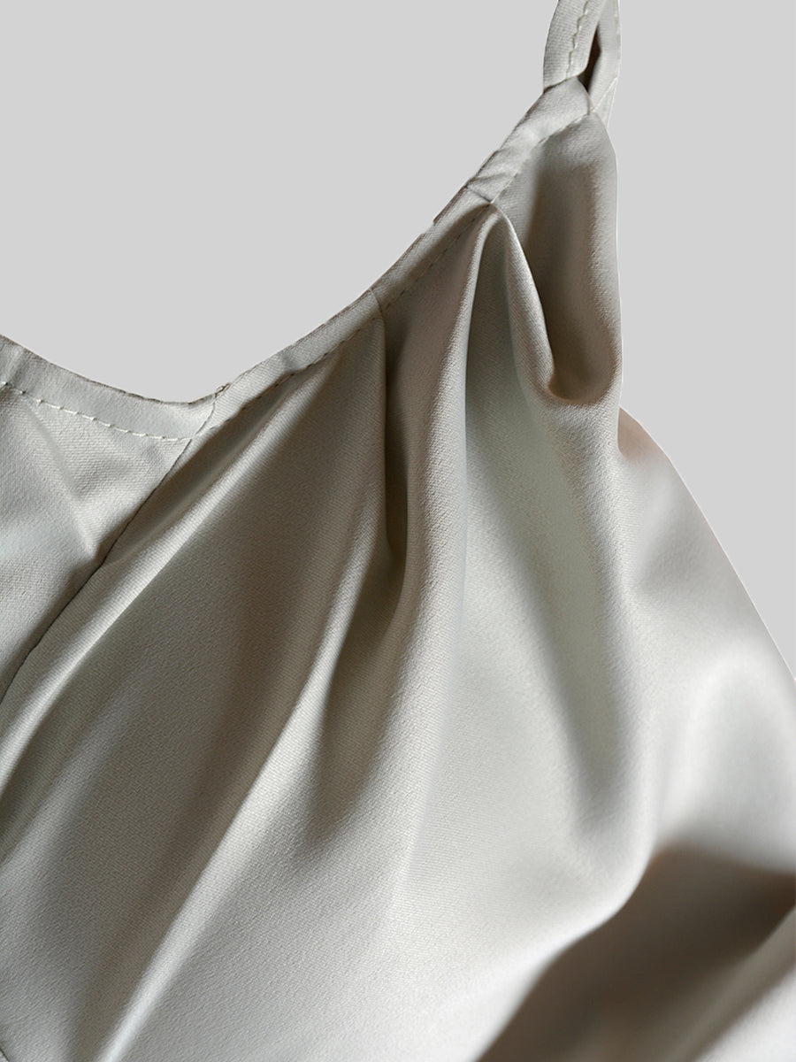 Satin Irregular Camisole Dress