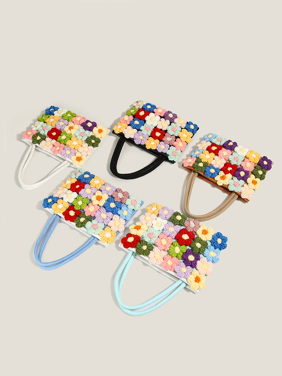 Woven Flower Bag