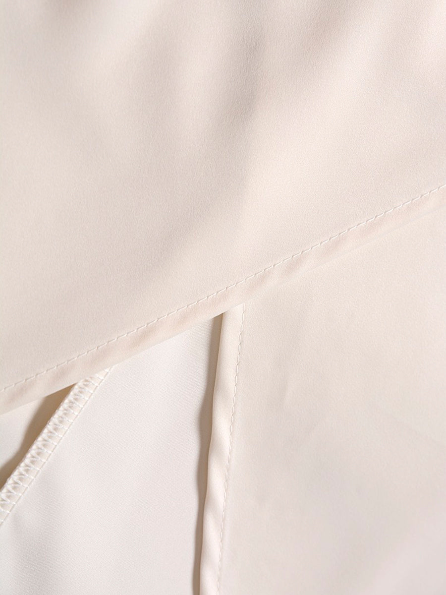 Satin Irregular Camisole Dress