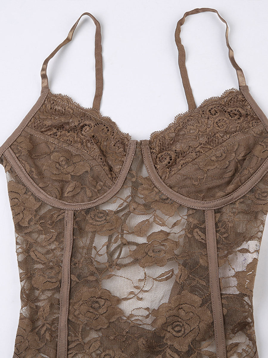 Vintage Lace Onesie Top