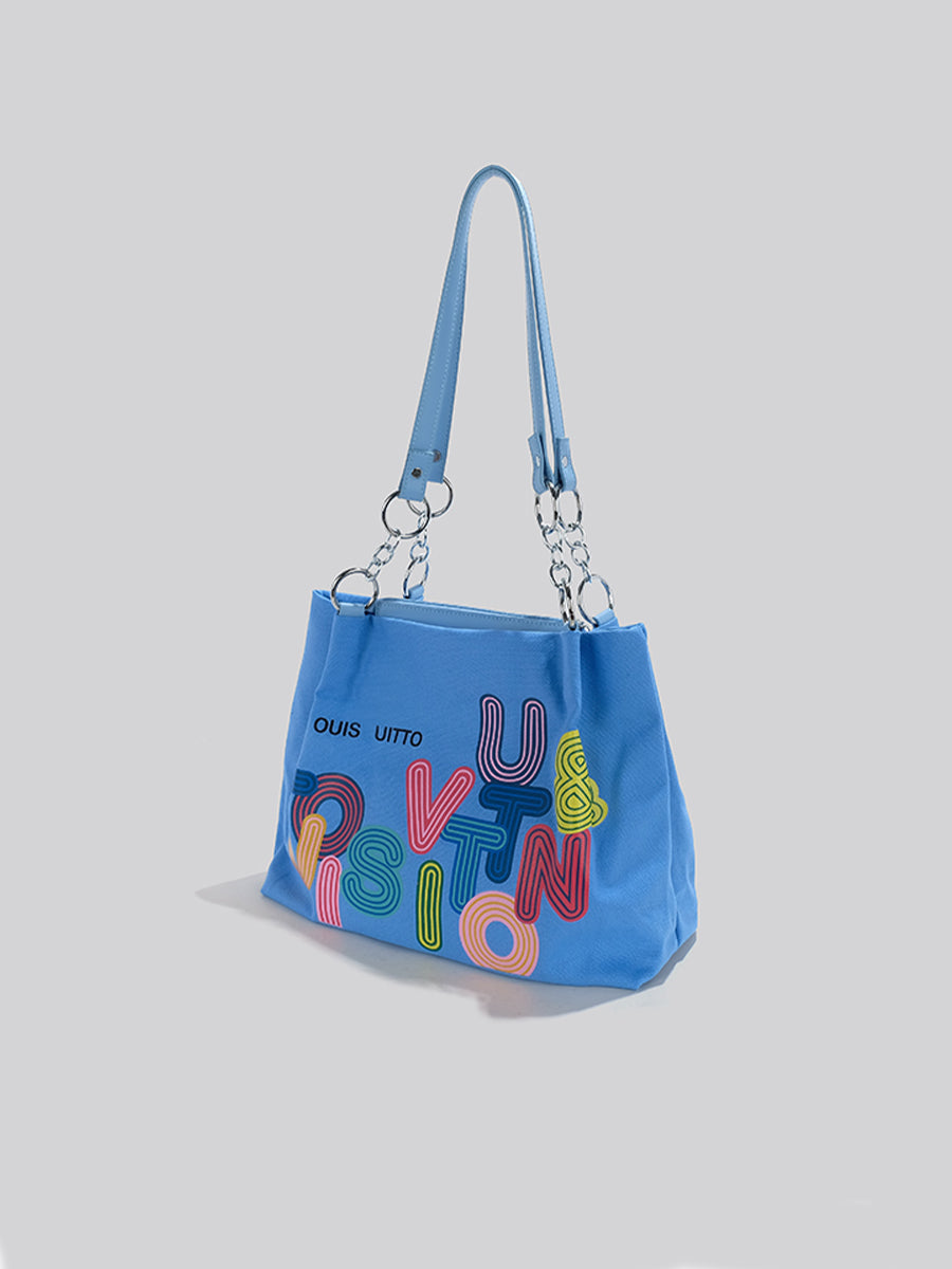 Large Capacity Letter Tote Bag
