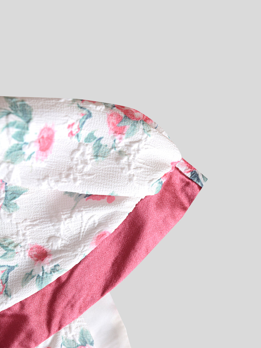 Camellia Vintage Embossed Dress