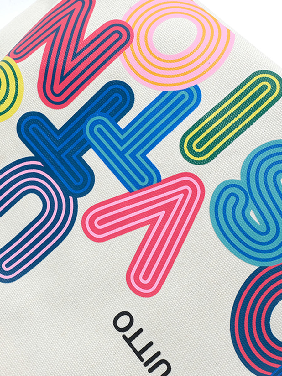 Large Capacity Letter Tote Bag