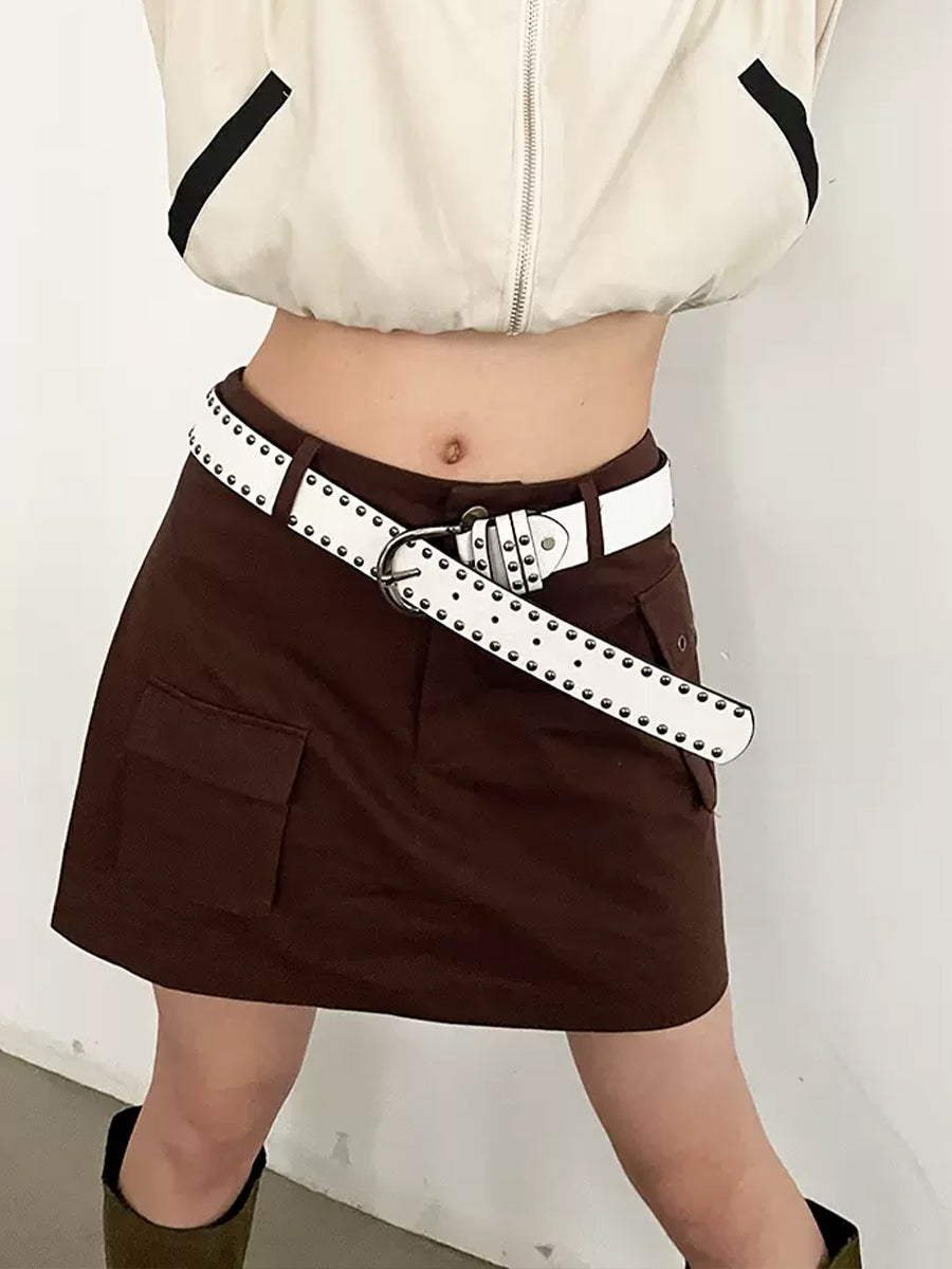 Rivet Pin Buckle Belt