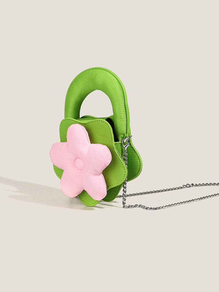 Lovely Flower Chain Bag