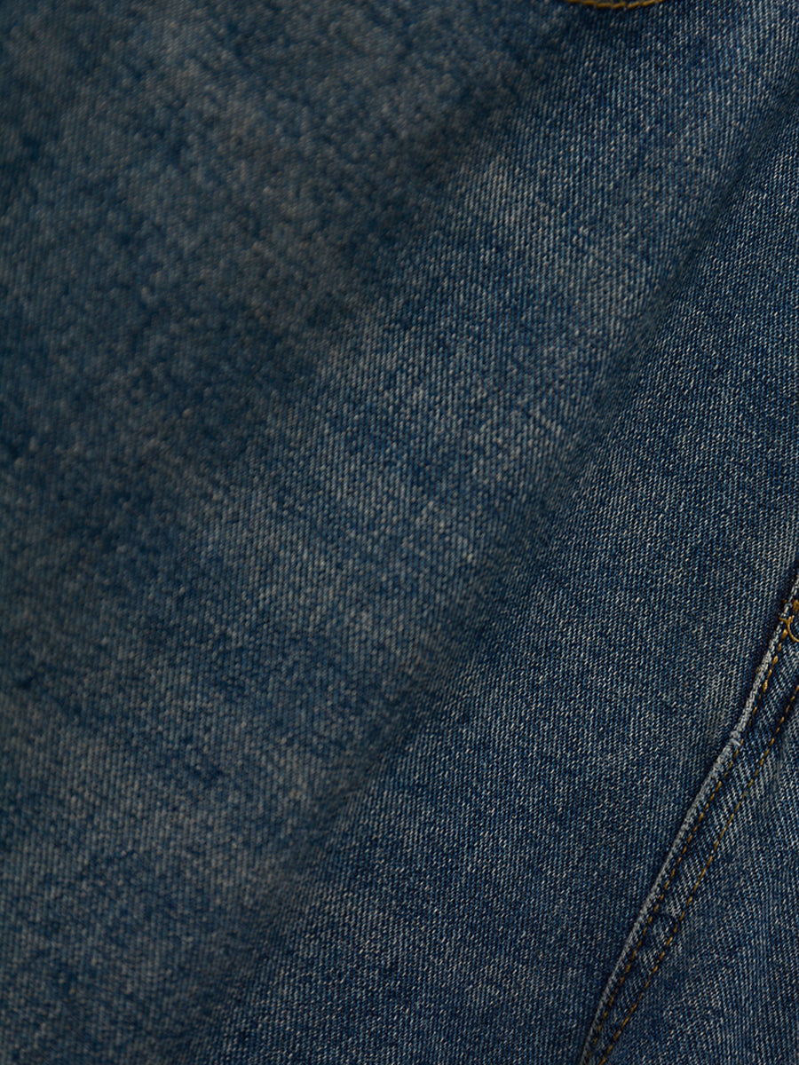 Blue Loose Denim Jeans Pants