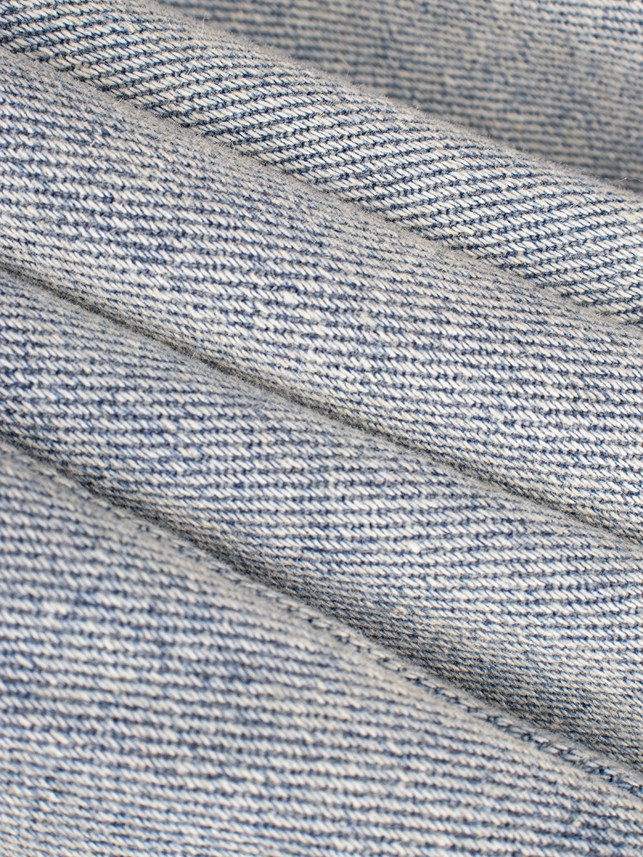 Raw Edge Denim Jacket & Skirt Set