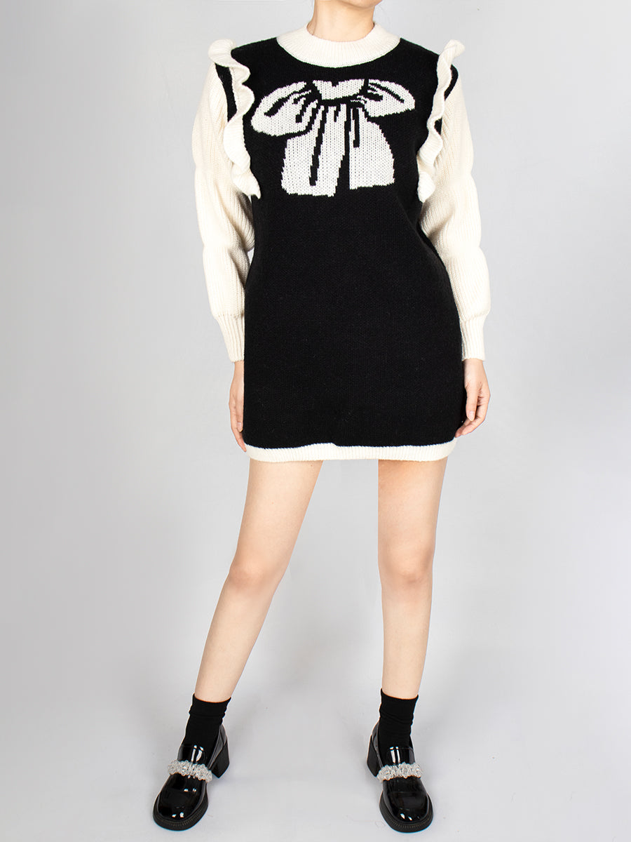 Bow Knit Dress
