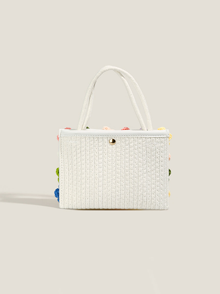 Woven Flower Bag