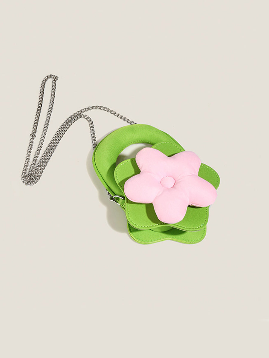Lovely Flower Chain Bag