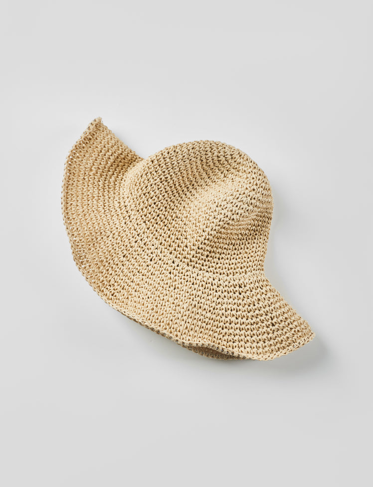 Crochet Straw Hat