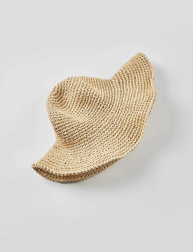 Crochet Straw Hat