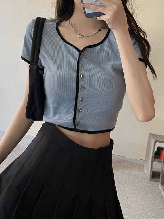 Casual Short Sleeve Top