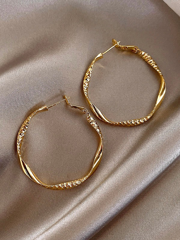 Irregular Round Earrings