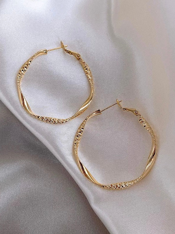 Irregular Round Earrings