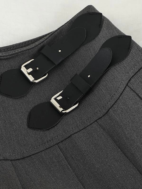 Suit Pleated Skirt