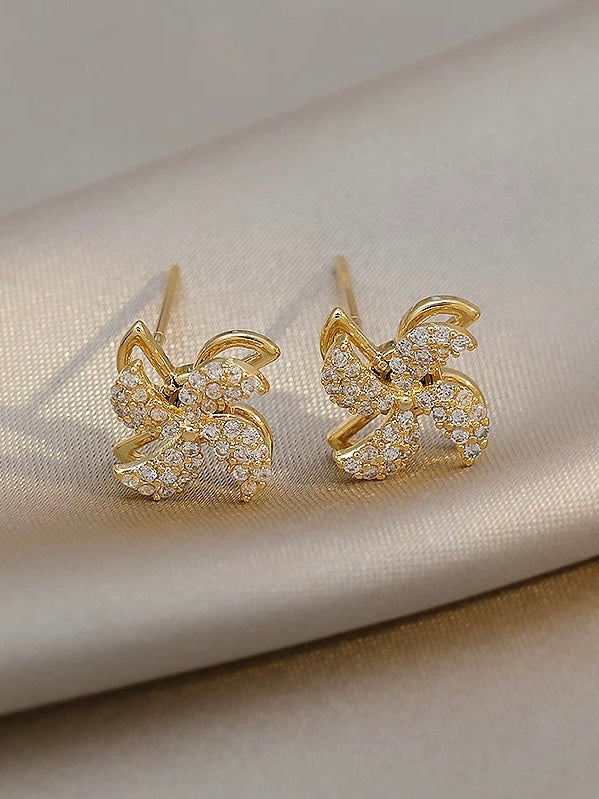 Rotatable Windmill Earrings