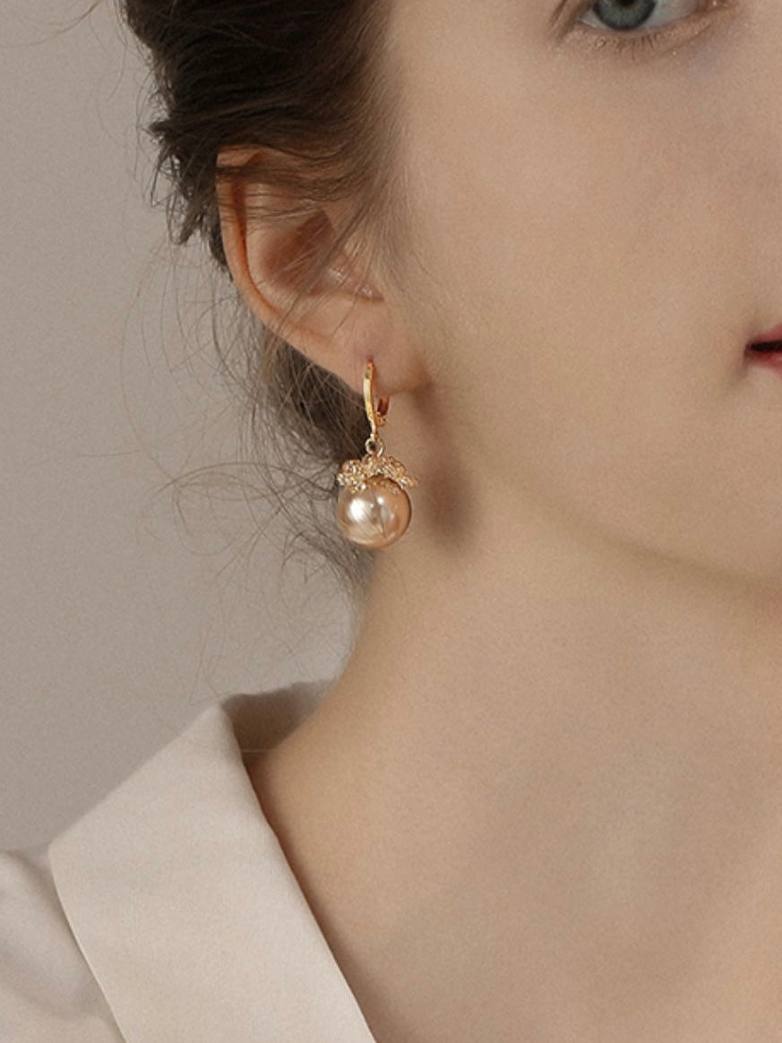 Freshwater Pearl Flowers Earrings