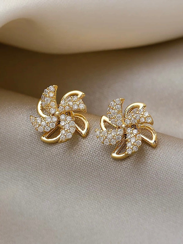 Rotatable Windmill Earrings