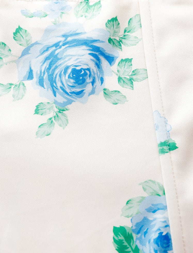 Floral Print Corset Dress Set