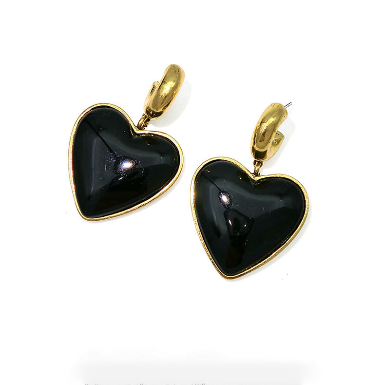 Simple Heart Earrings