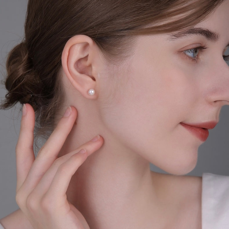 Natural Pearl Earrings