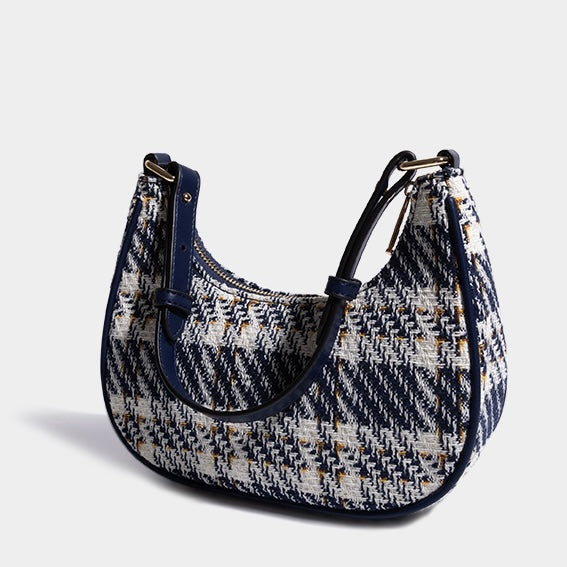 Blue Plaid Bag