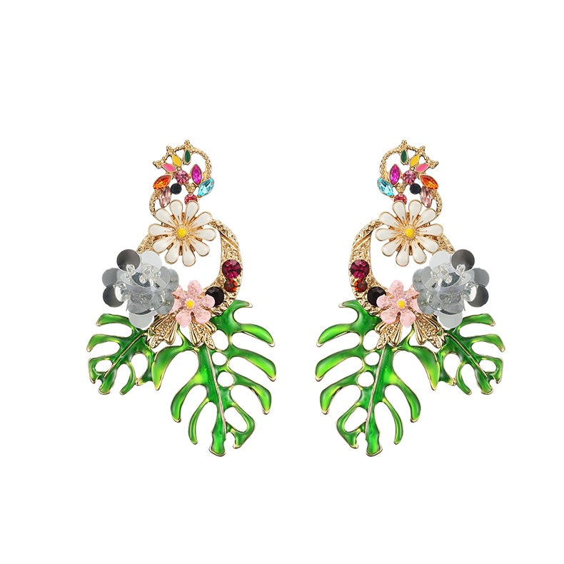 Bouquet Leaf Earrings