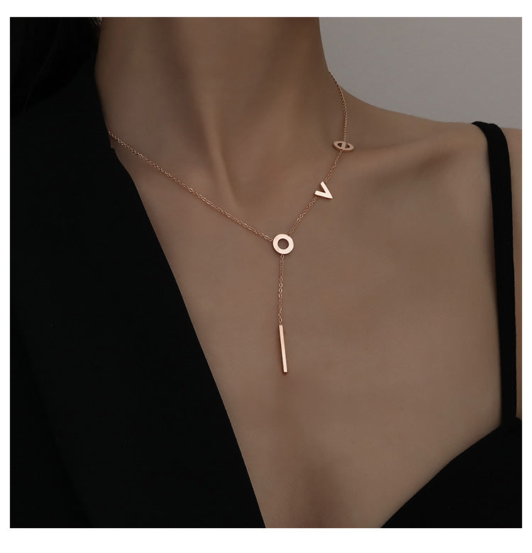 LOVE Gold Necklace