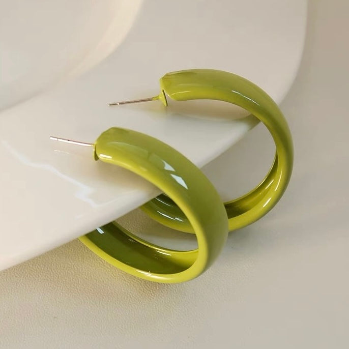Handmade Circle Earrings