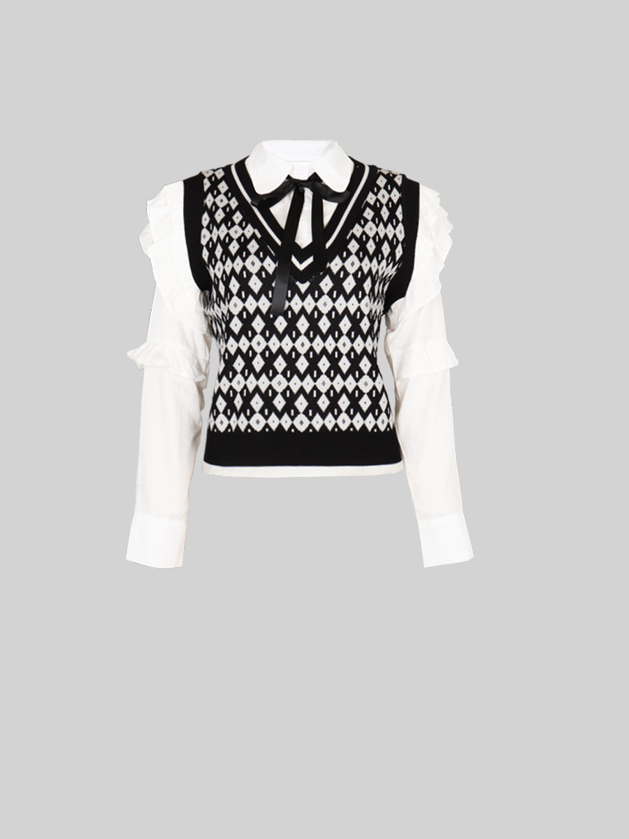 Loose Sleeveless Sweater