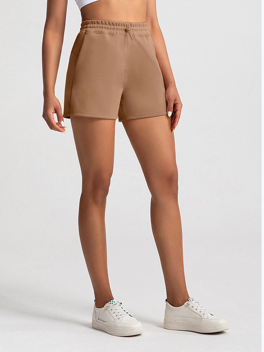 Modal Fabric Casual Sports Shorts Loose High Waisted Shorts