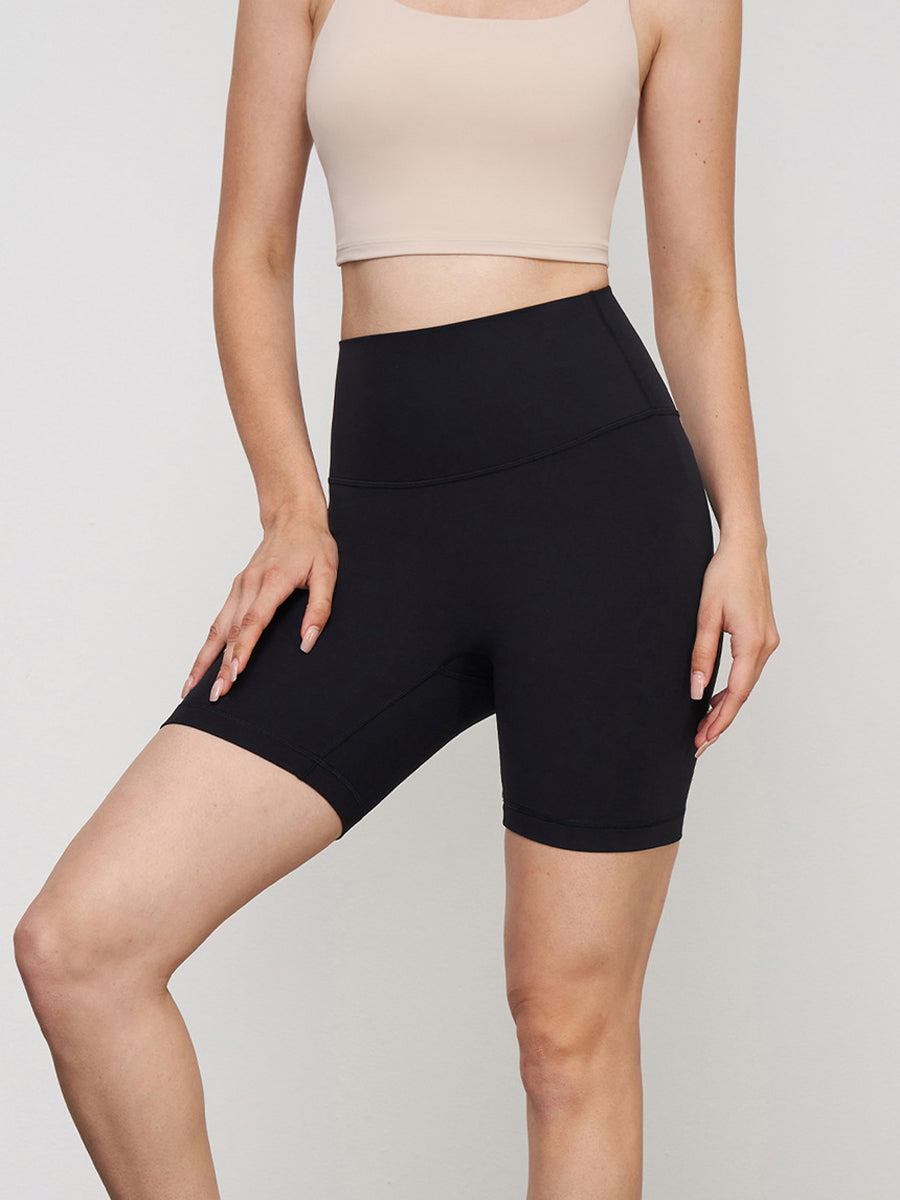 Multicolor Running Shorts for Womens Causal Tummy Control Workout Shorts High Waisted Yoga Capris Shorts