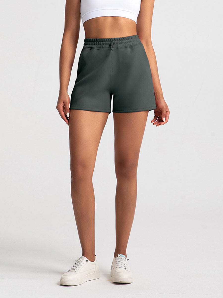 Modal Fabric Casual Sports Shorts Loose High Waisted Shorts