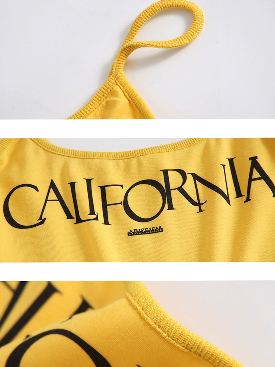CALIFORNIA Solid Color Cami Top
