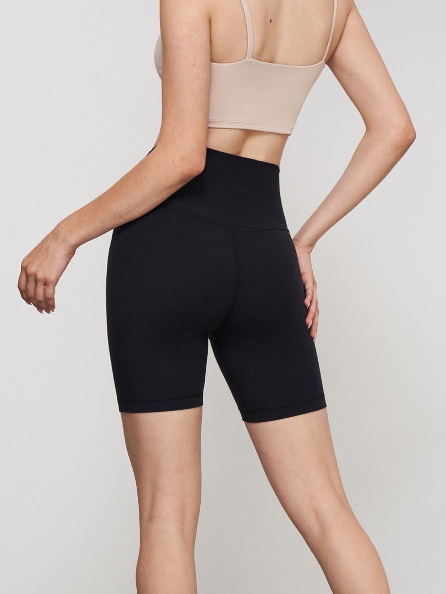 Multicolor Running Shorts for Womens Causal Tummy Control Workout Shorts High Waisted Yoga Capris Shorts