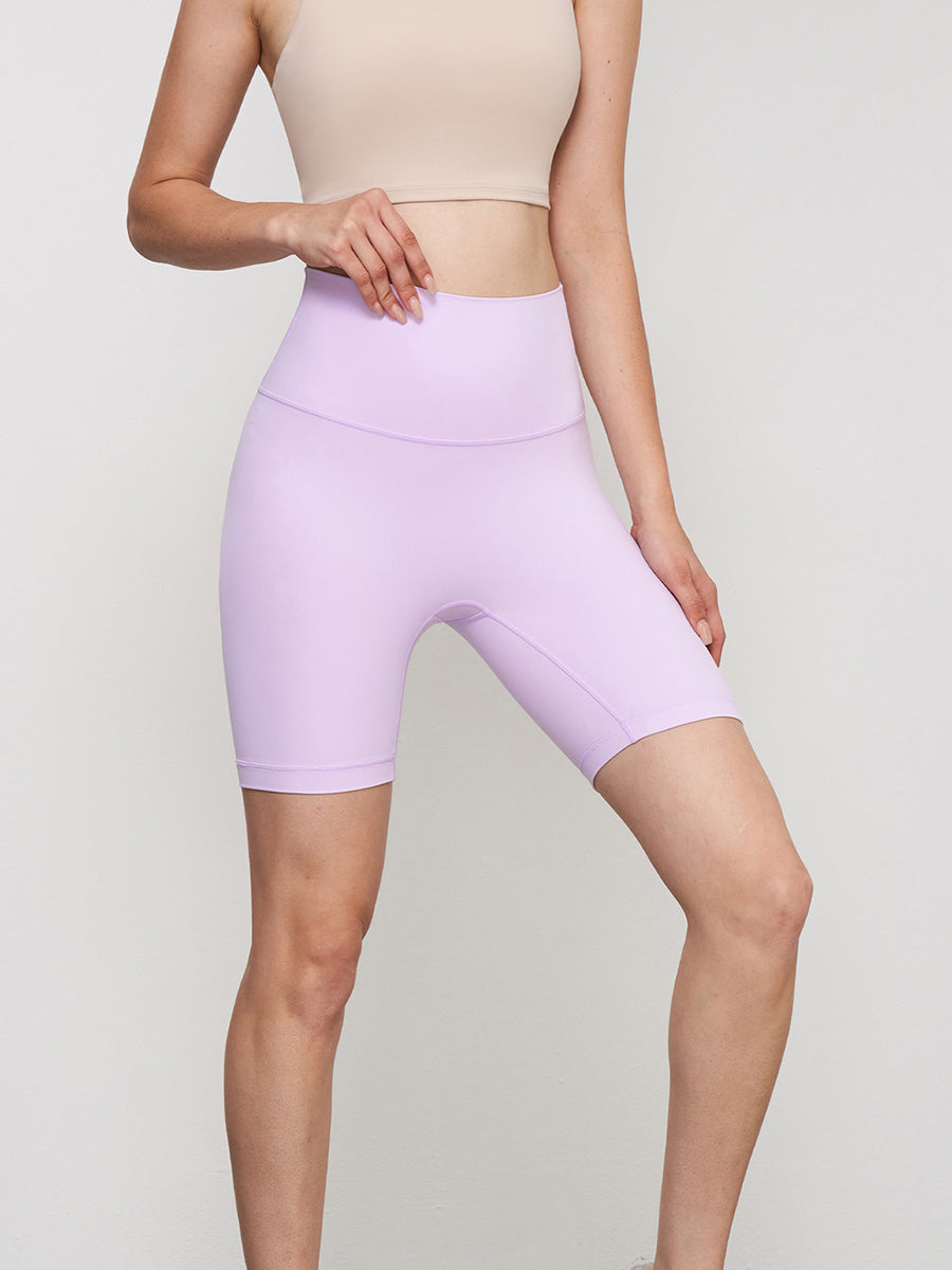 Multicolor Running Shorts for Womens Causal Tummy Control Workout Shorts High Waisted Yoga Capris Shorts