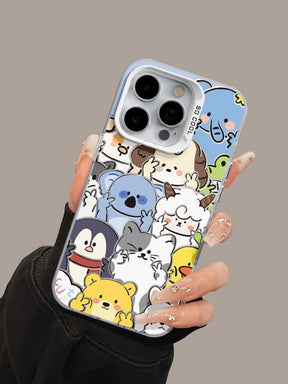 Cute Cartoon Animal Say Yes Cell Phone Case