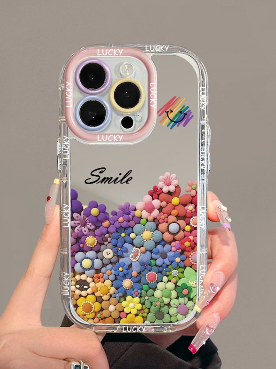 Colorful Mirror Clay Soft Case Phone Case